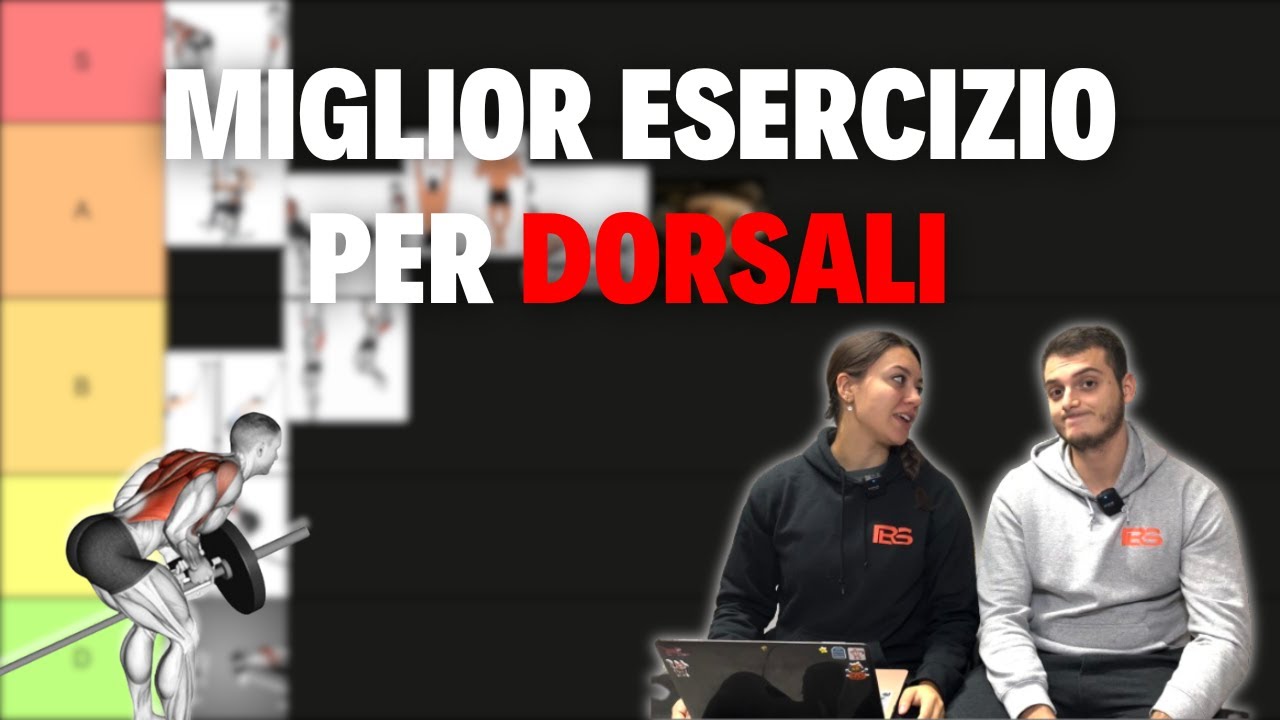 IL MIGLIOR ESERCIZIO PER IL DORSO - Tier List