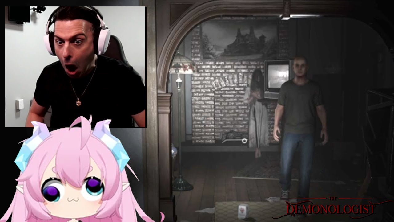 We actually BOTH GOT SCARED - Demonologist with Chibidoki