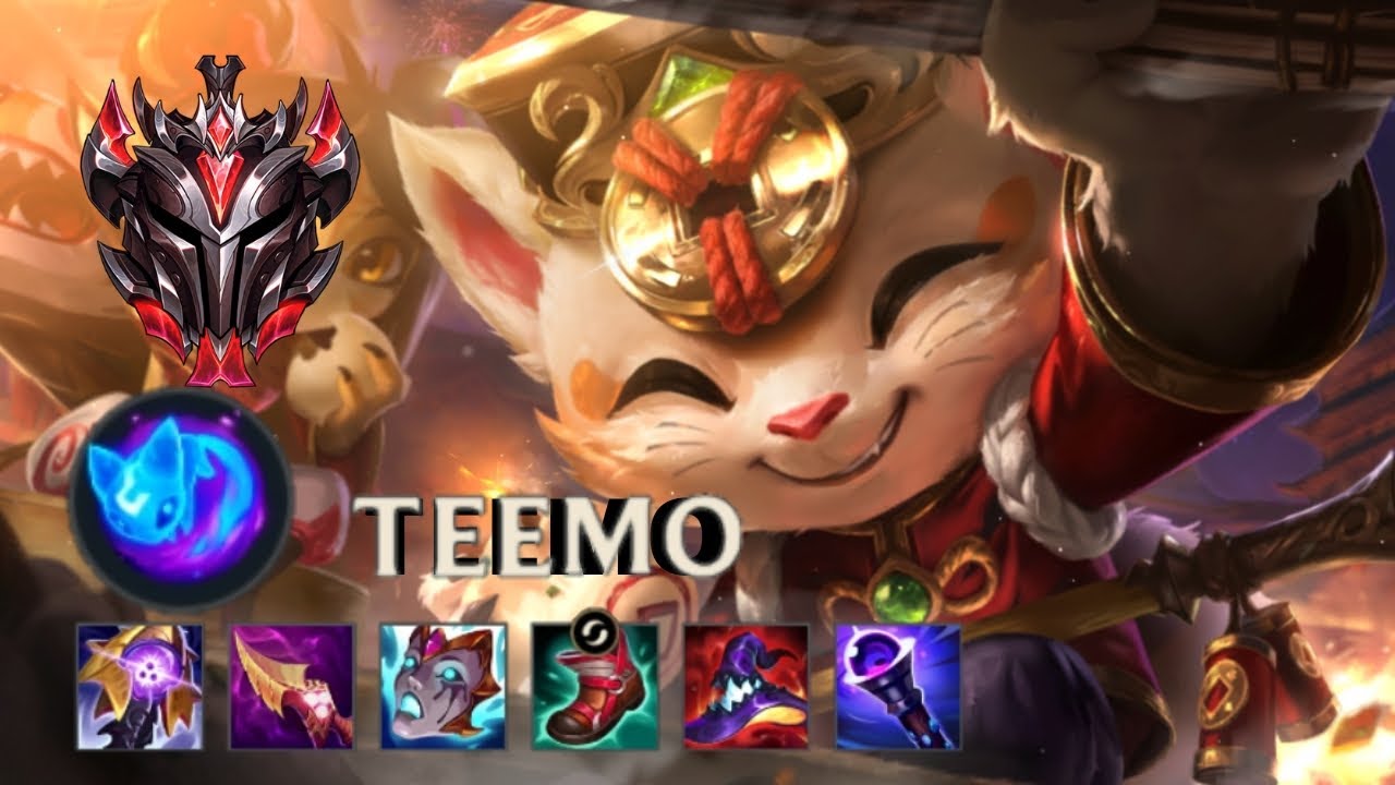 TOP 18 TEEMO - RANQUEADA GR&Atilde;O MESTRE - WILD RIFT BR - COMO JOGAR, GUIA, COMBO E BUILD