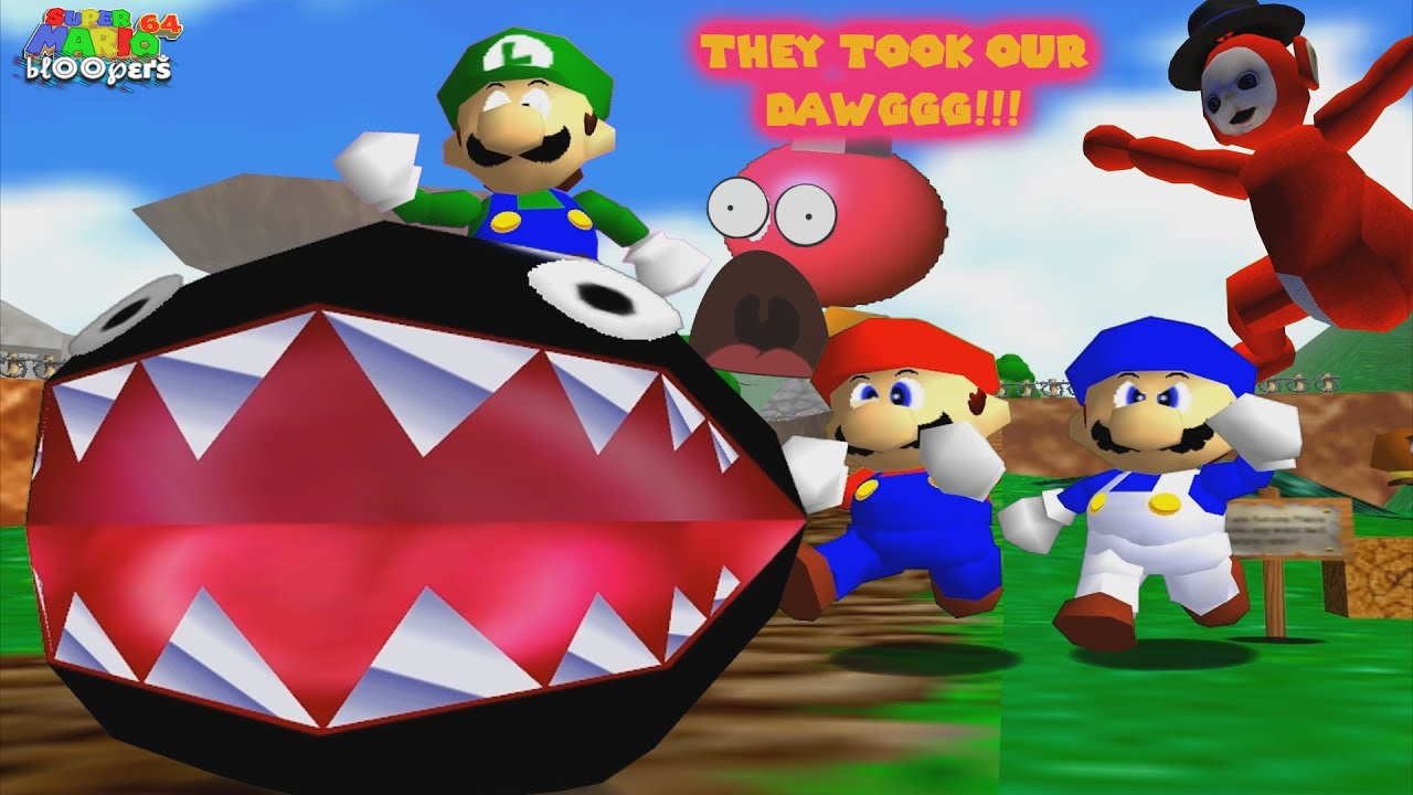Super Mario 64 Bloopers: Who Let the Chomp Out? 3