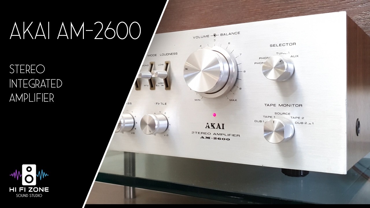 Akai AM-2600 (1976) Vintage Amplifier | Hi Fi Zone Sound Studio