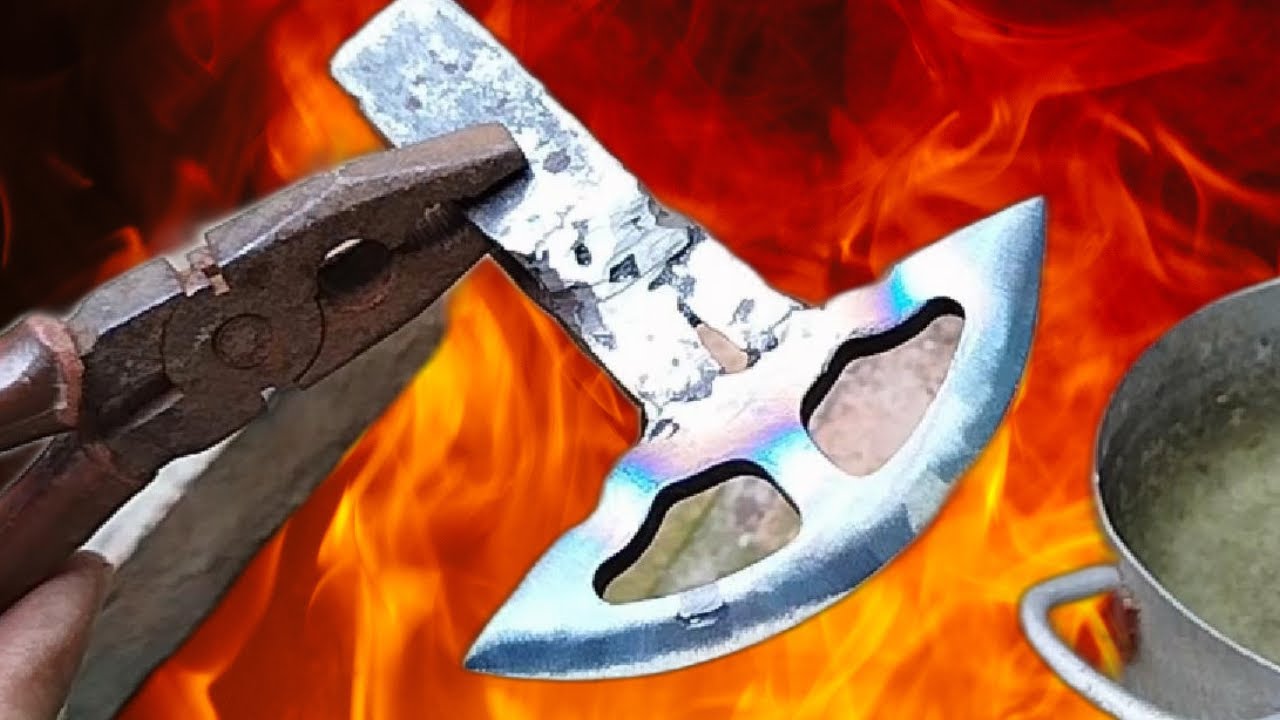Craft your own axe to hone your survival skills. #diy #tools