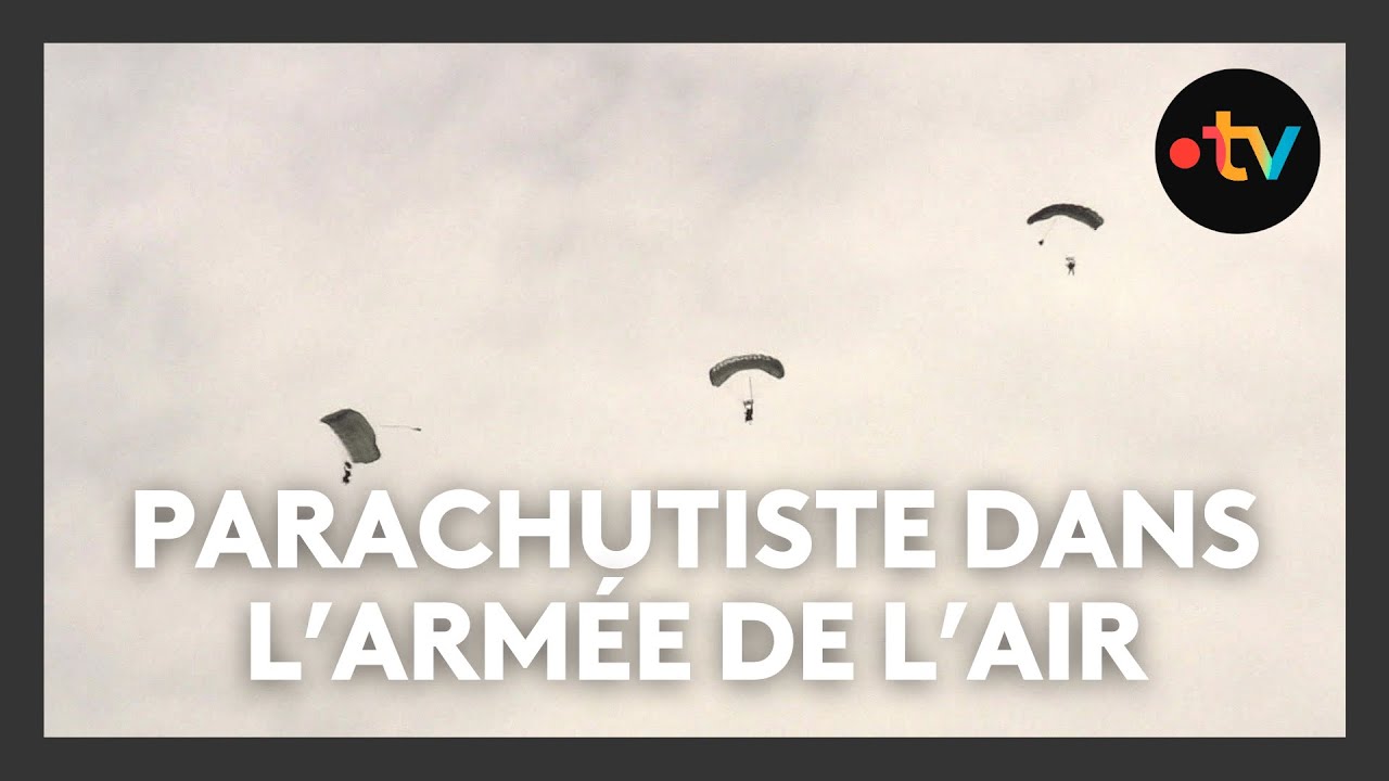 Métiers de l'armée exercés sur la base aérienne d'Orléans-Bricy : parachutiste