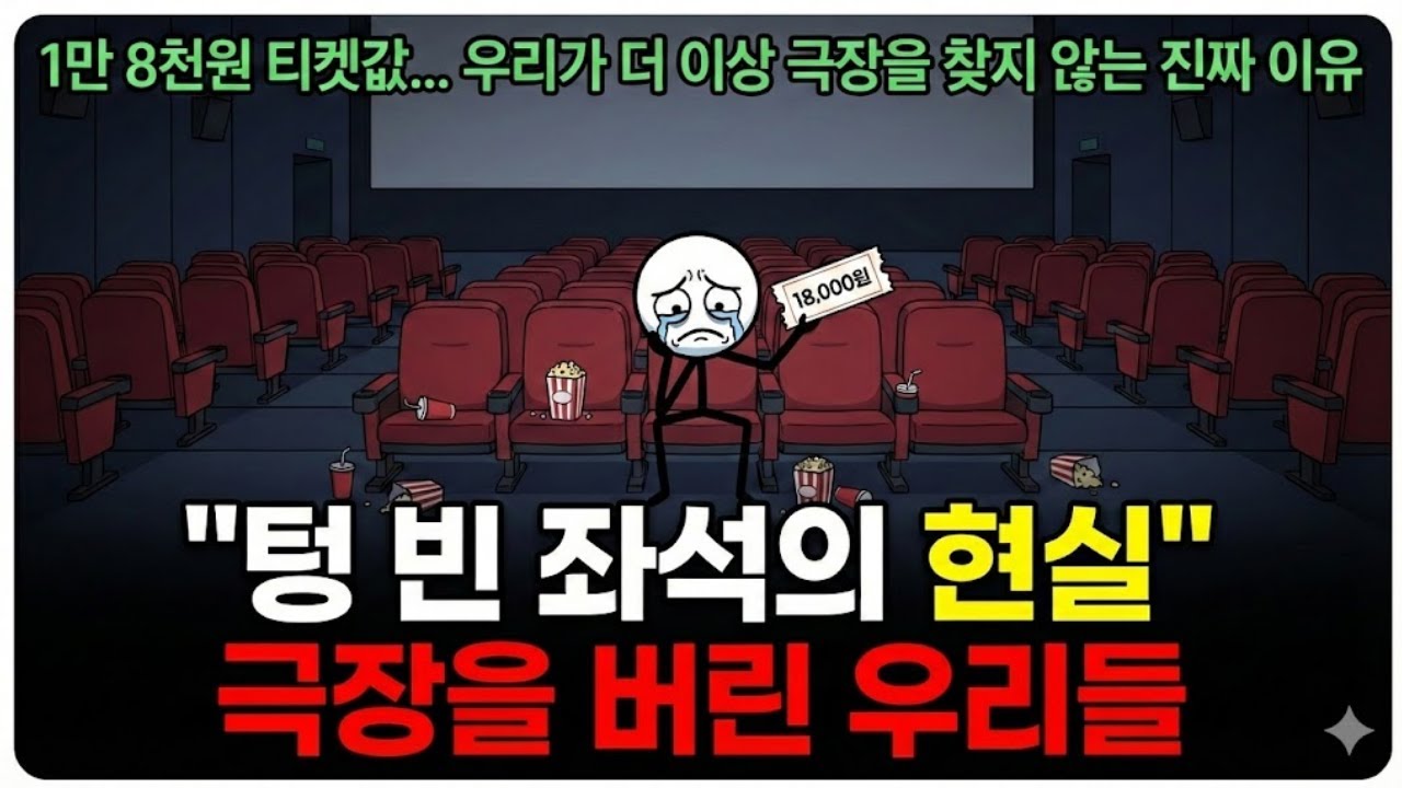 몰락하는 영화관의 충격적 근황: 상영관이 '카페'와 '게임장'으로 변하는 이유