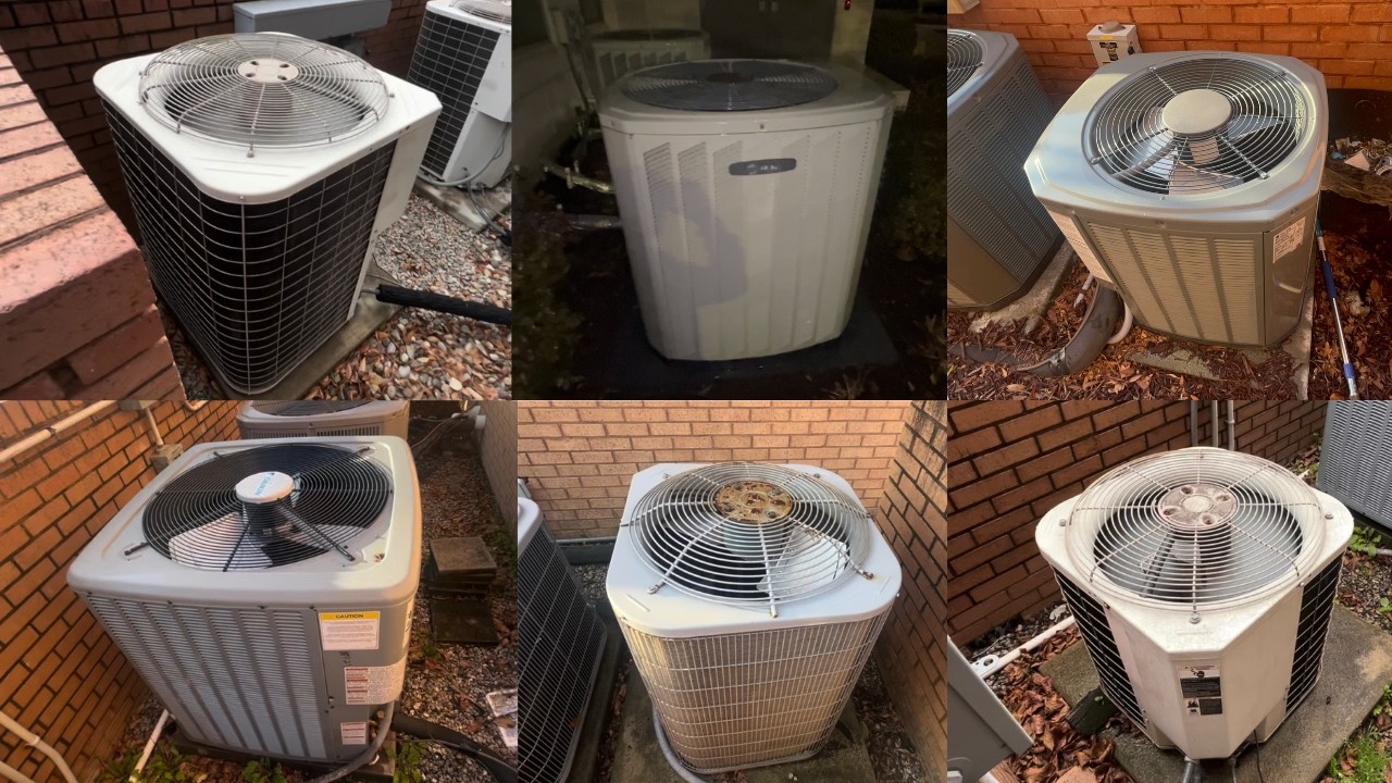 Heat Pump Heaven - Assorted Bryant, Carrier, Trane, Daikin, & More Heat Pumps (Some Running In Heat)