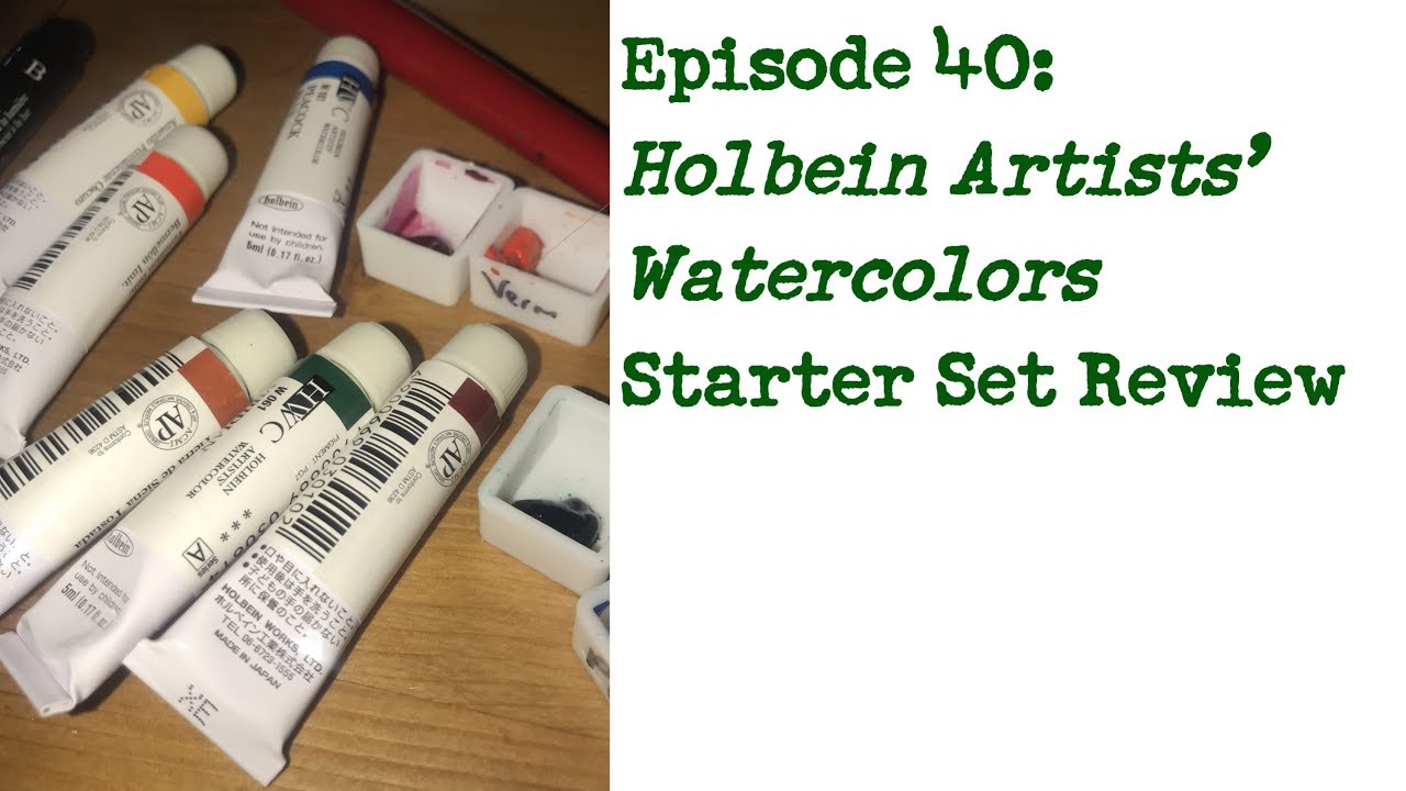Product Review 40: Holbein Watercolour Introductory Set