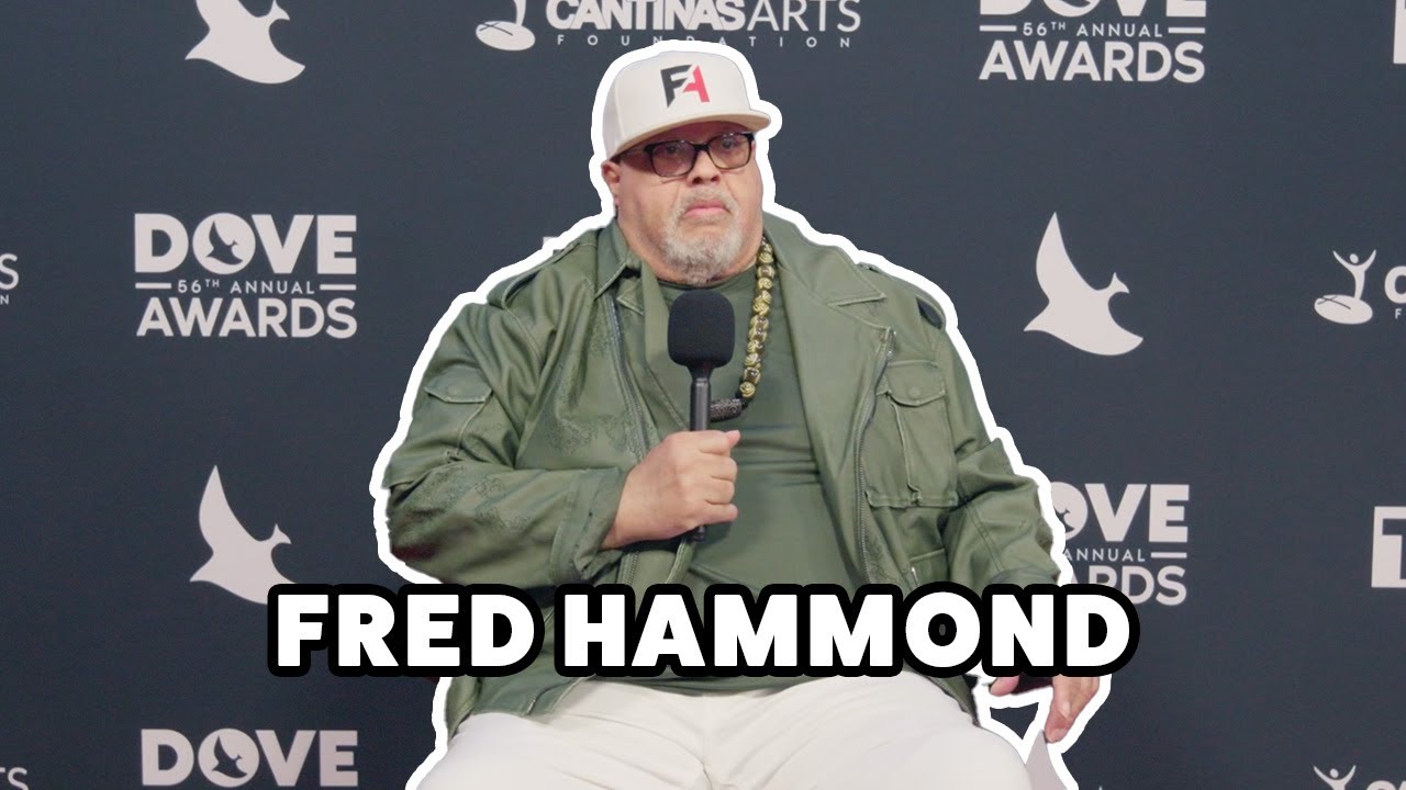 Fred Hammond Reflects on Faith and Gratitude Backstage at the Dove Awards