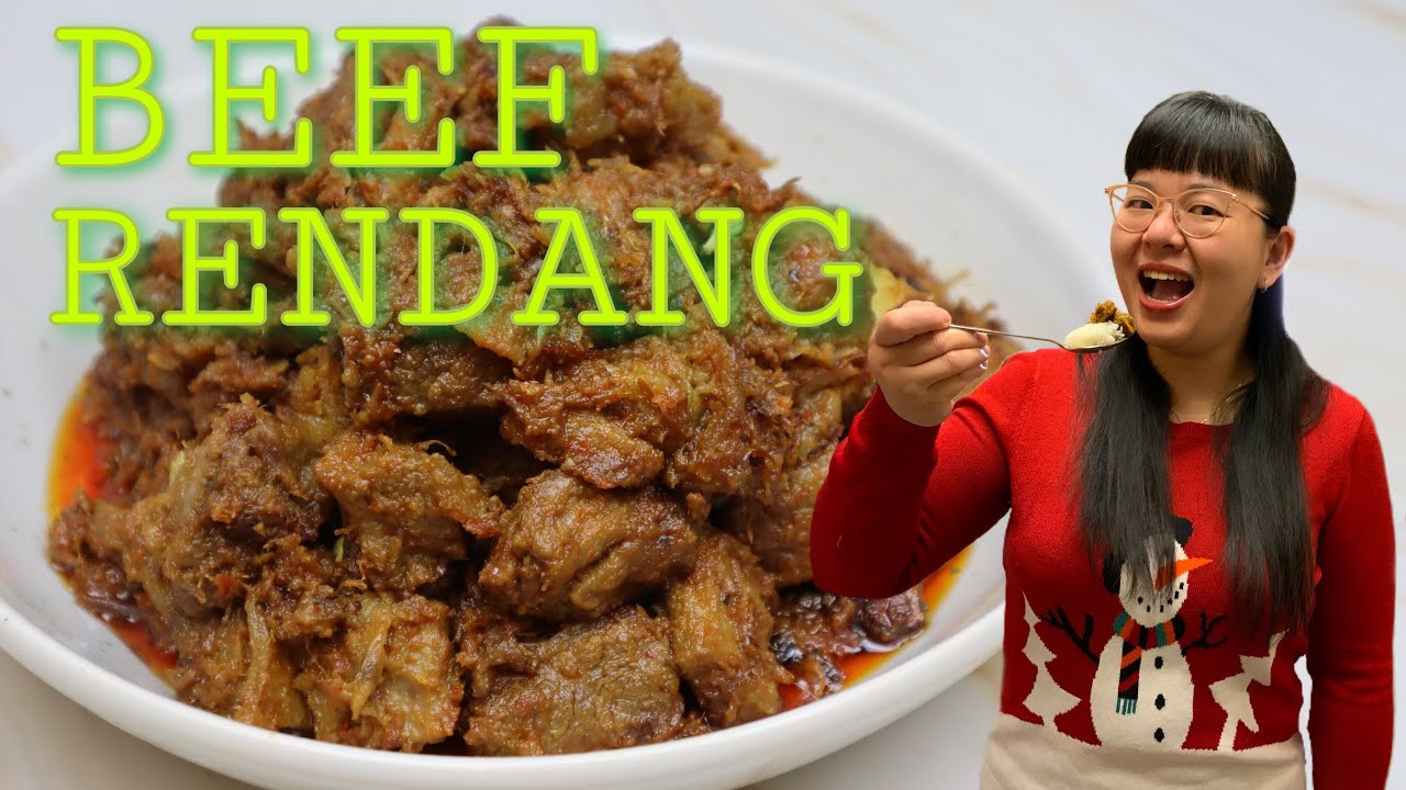 Homemade Beef Rendang | Less Oily