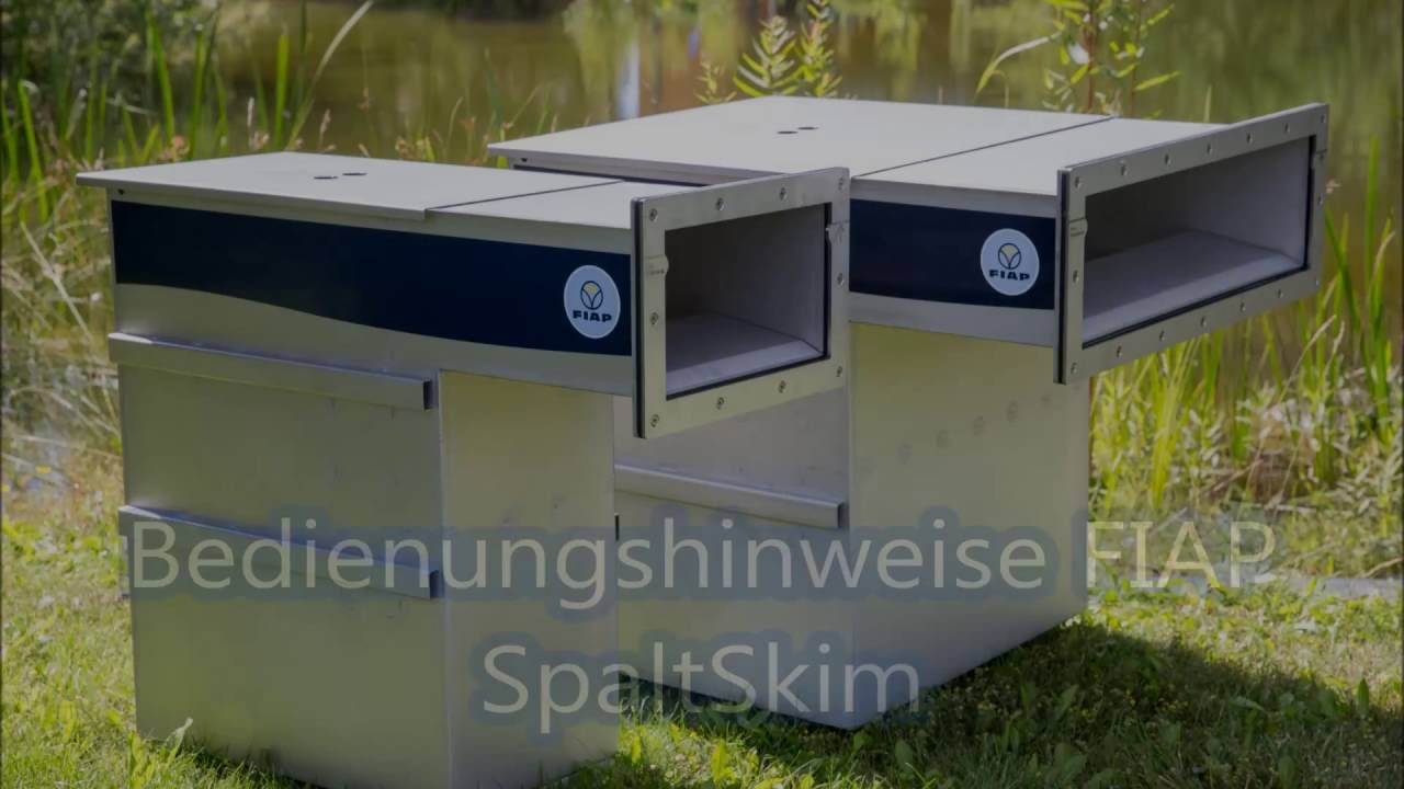 FIAP SpaltSkim ACTIVE Bedienung