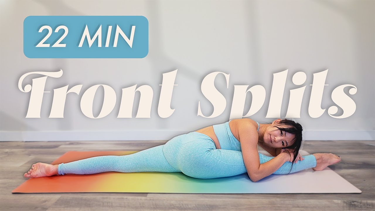 22-Minute Front Splits Stretch Workout | Splits Maintenance & Beginner-Friendly | Blocks Recommended