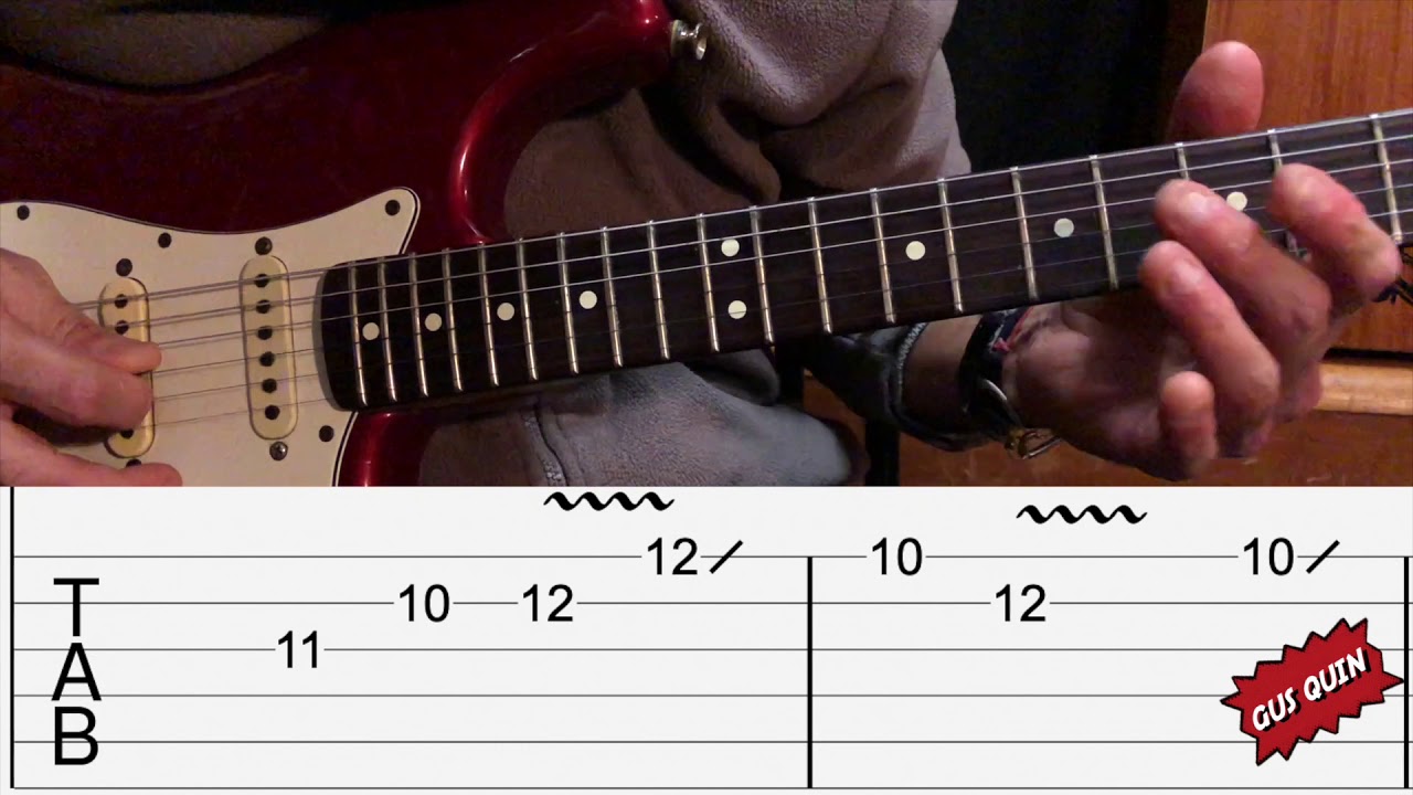 Solo Guitar La Casita de B.B. King -  (Si Menor Bm)Gus Quin