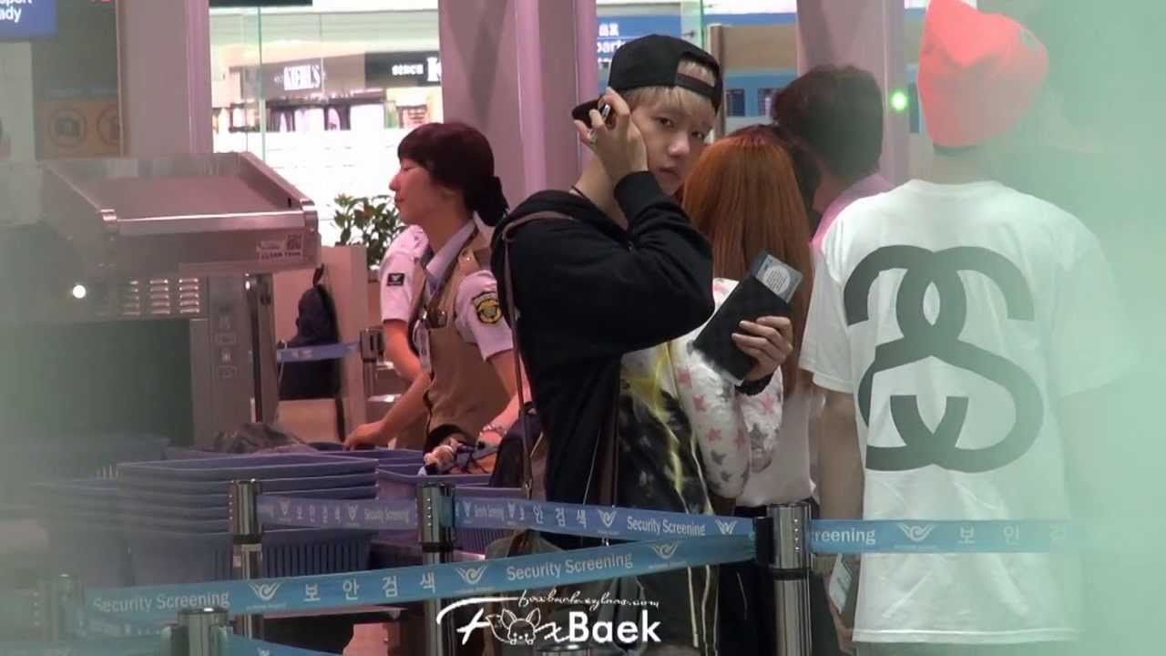 [FoxBaek]130715 baekhyun ICN AIR