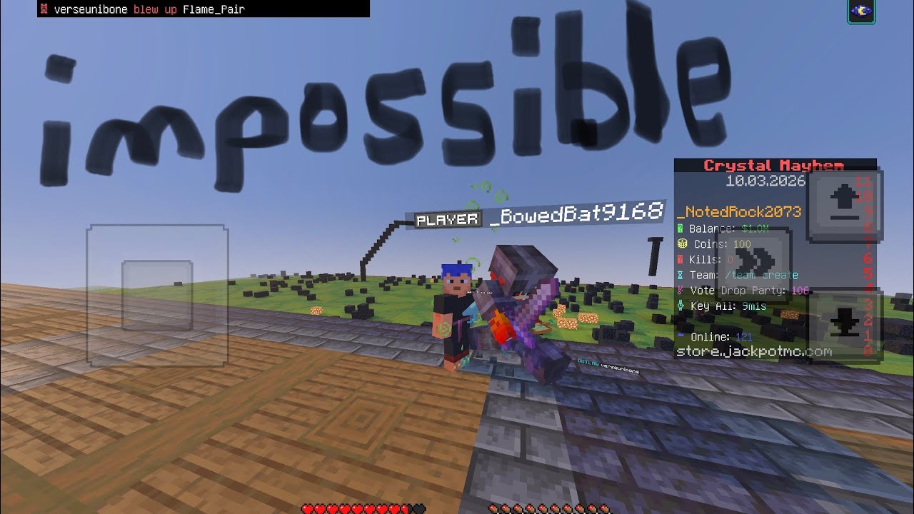 Why it is so impossible to play on crystal
