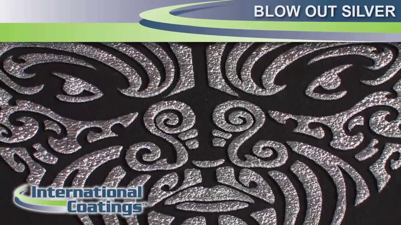 Special Effects Screen Printing Technique - BlowOut Base&trade; Silver Special Effects Print Technique