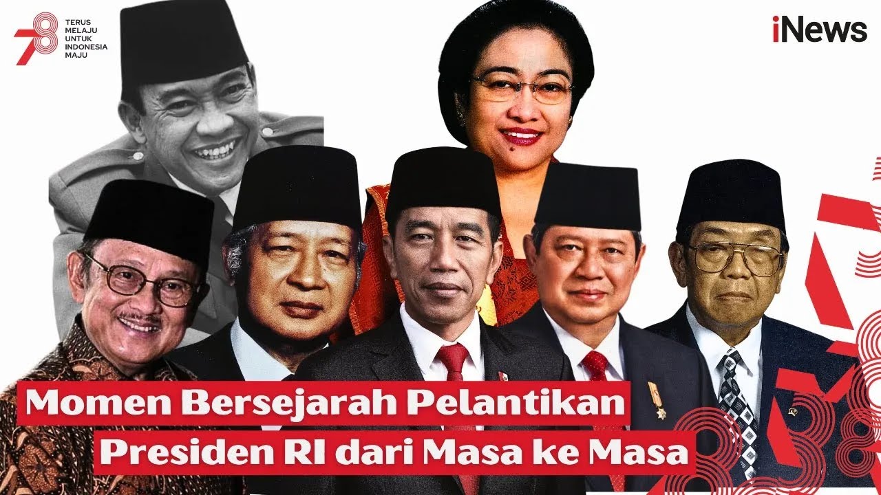 Spesial Kemerdekaan: Momen Pelantikan Presiden RI dari Soekarno hingga Jokowi