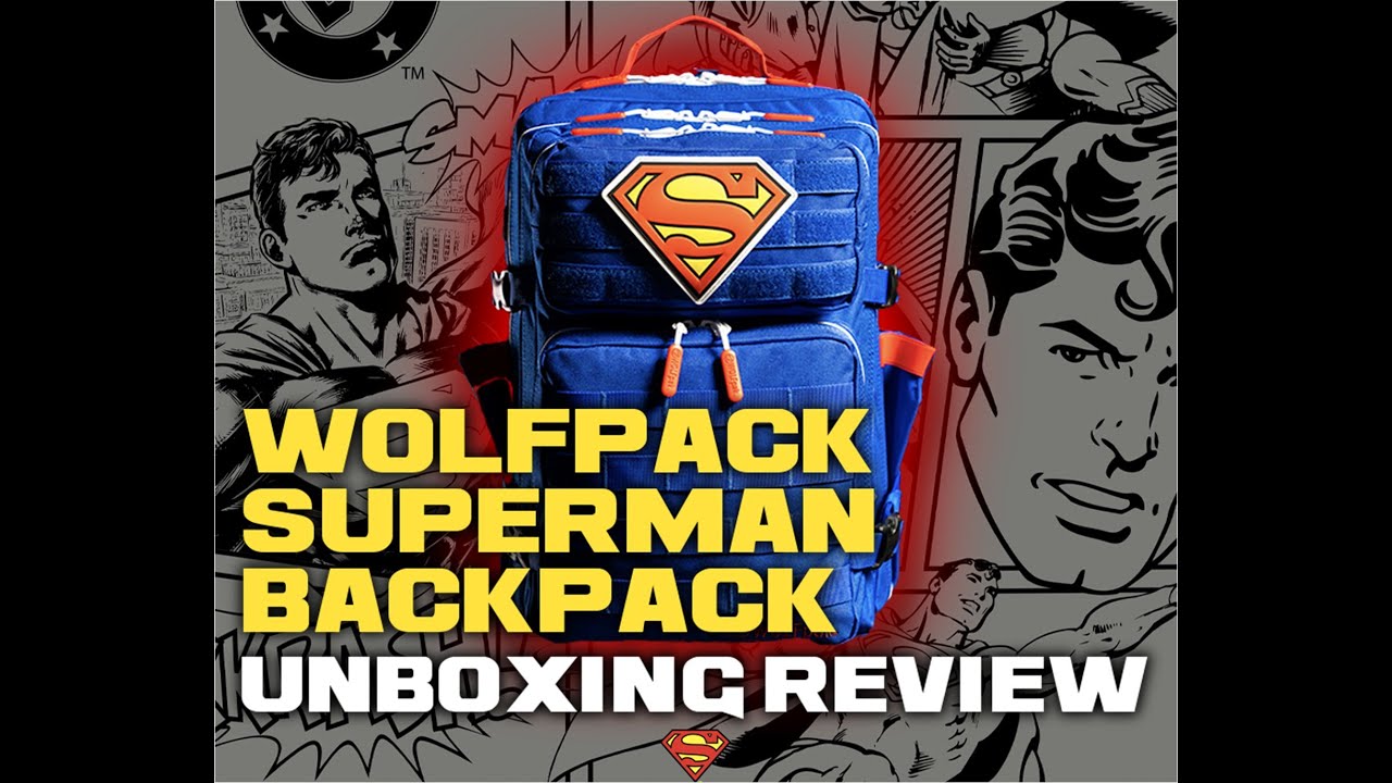 WOLFpak Superman Backpack Unboxing Review