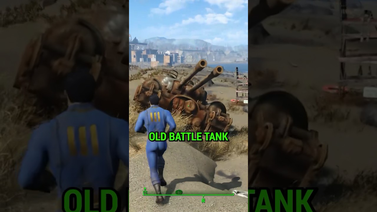 Этот старый танк скрывает секрет в Fallout 4