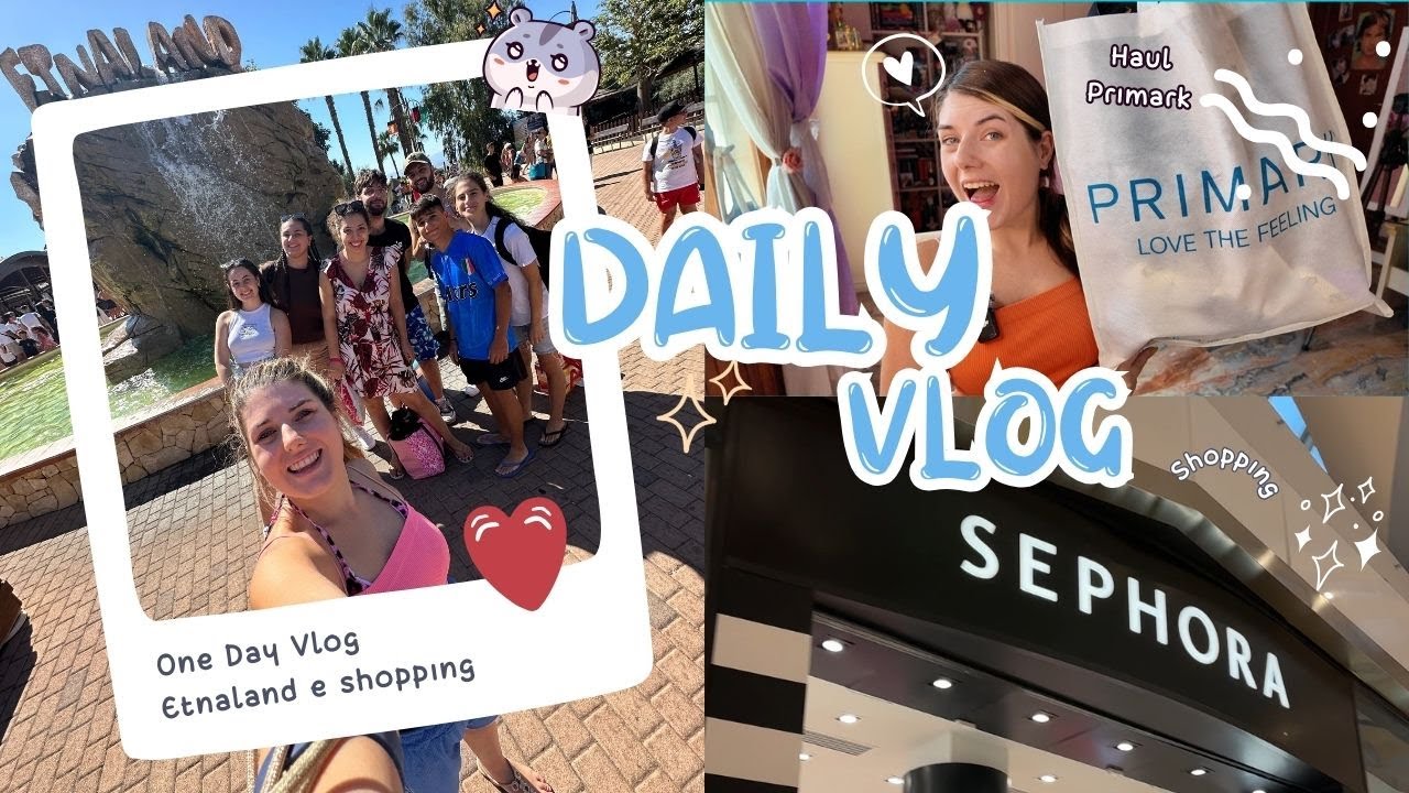 Andiamo insieme ad Etnaland e da Primark 🎡🛍 | Vlog | Haul | Beautyciak
