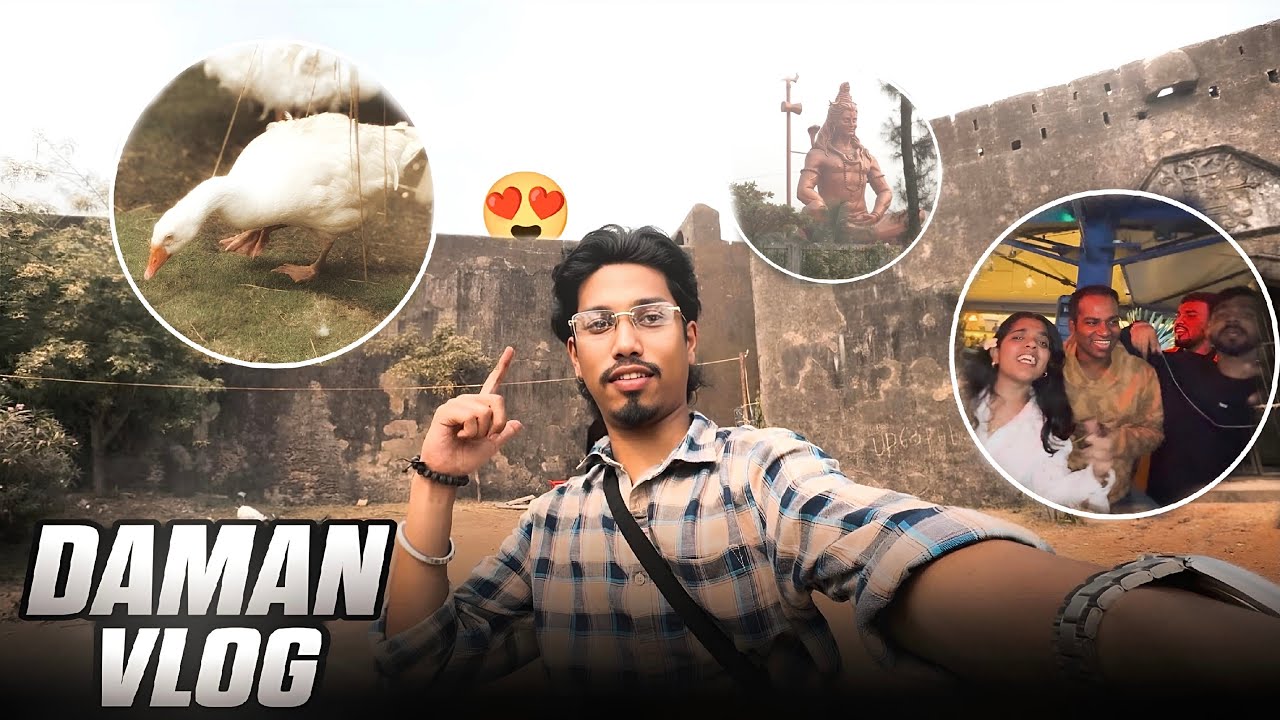 Exploring ￼Daman Vlog 😍❤️ | Fun with friends 😂 | Best to Go 2 days picnic 🔥| #vlog #daman 