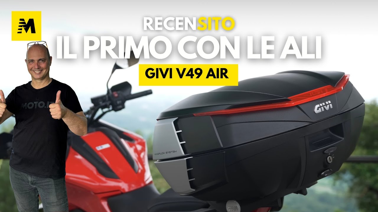 Recensione GIVI V49 AIR: il Bauletto Aerodinamico Rivoluzionario con Sistema Wingflow
