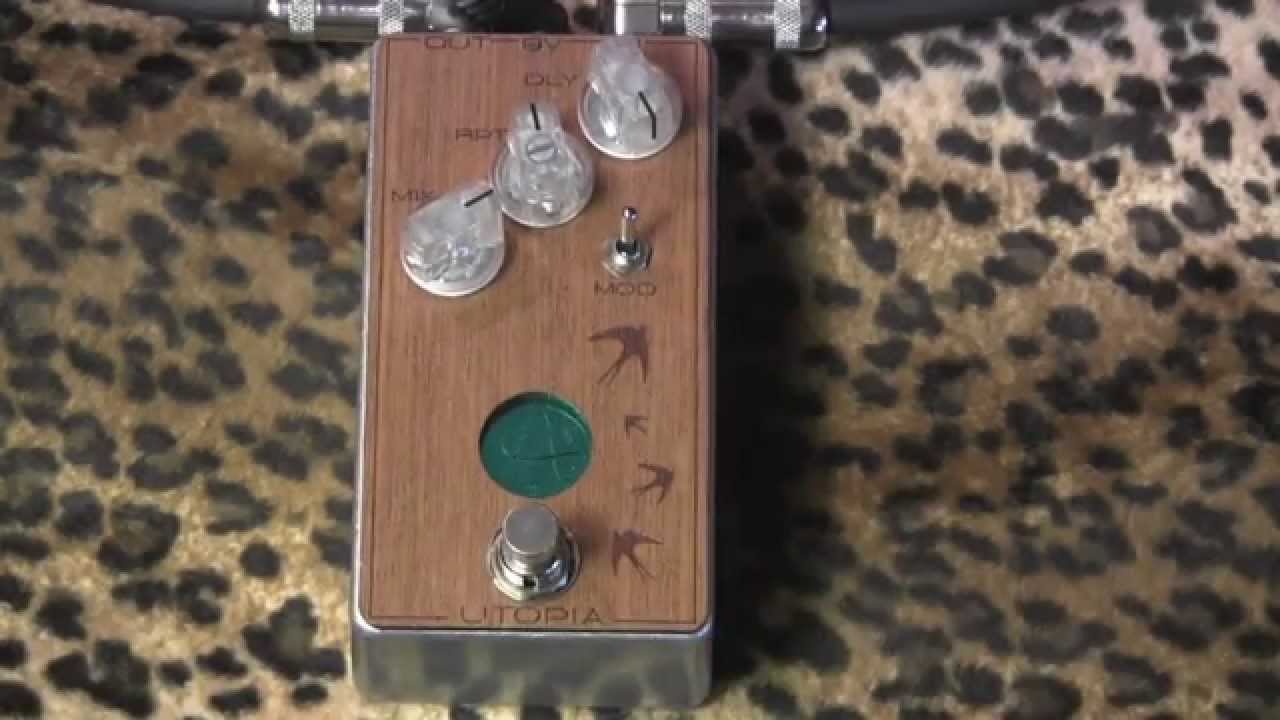 Anasounds UTOPIA Tape Echo delay pedal demo with MJT Strat