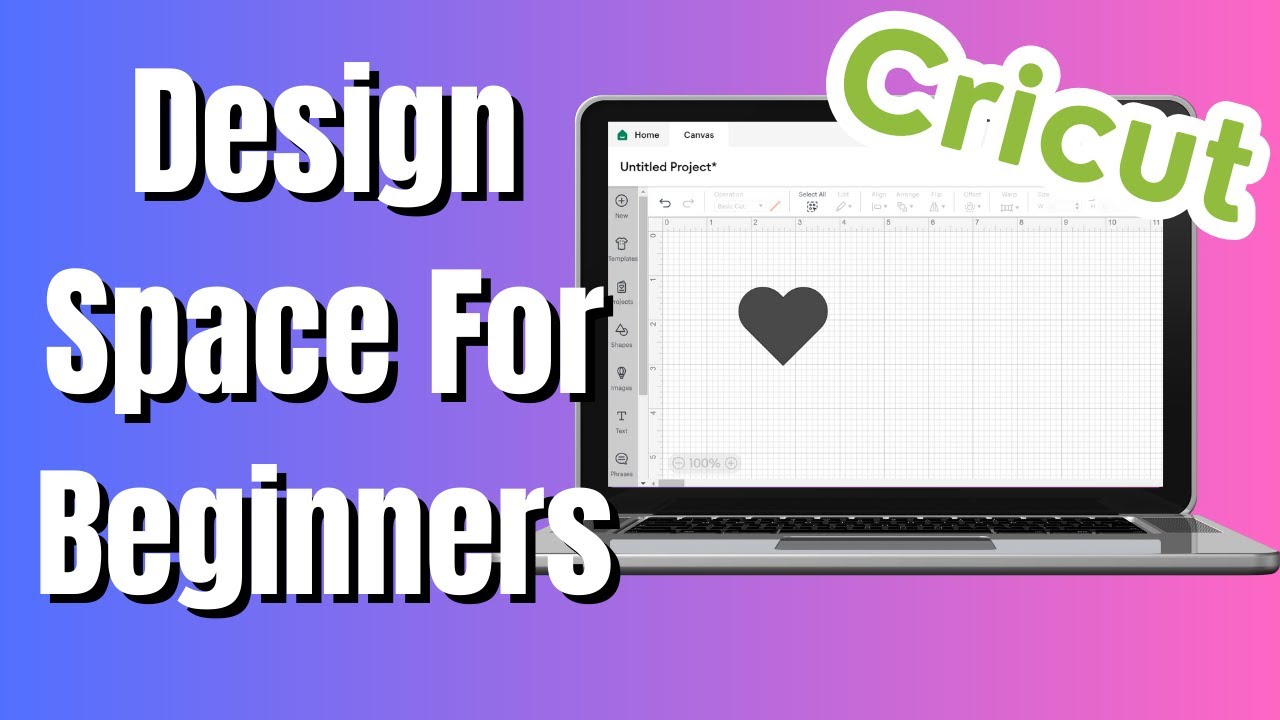 Cricut For Absolute Beginners! - Cricut Design Space Tour - Part 1