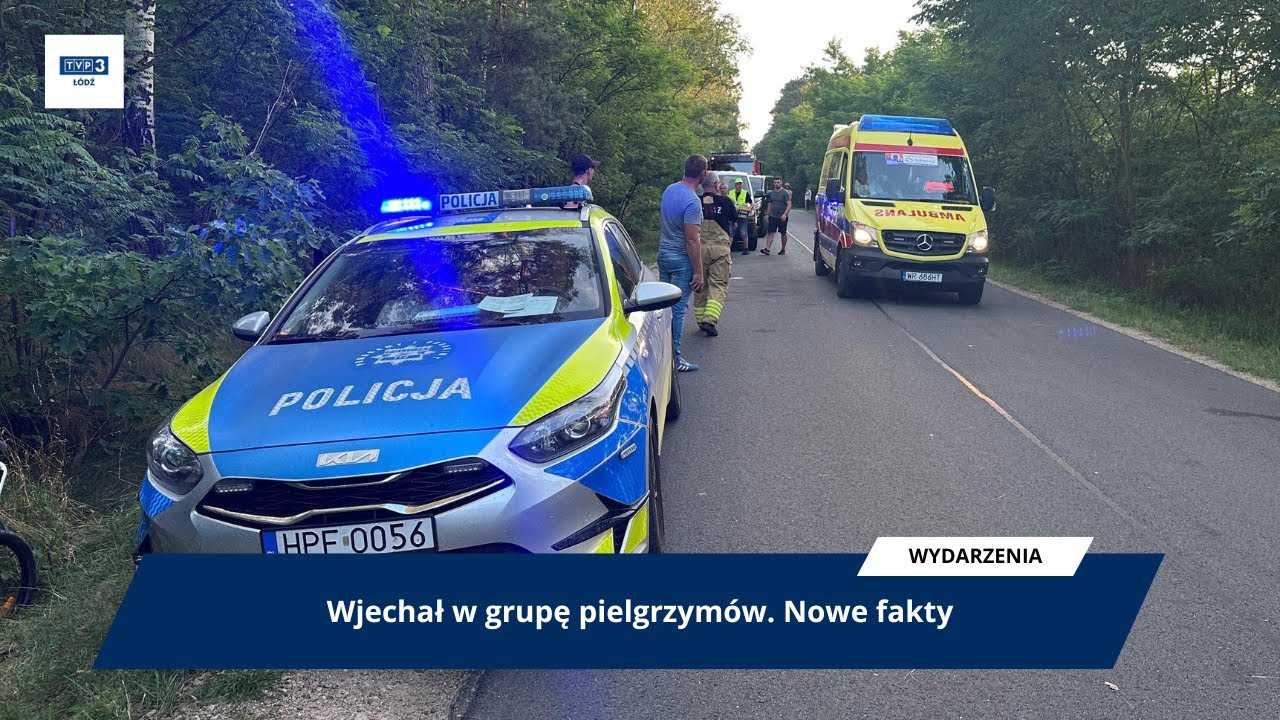 Wjechał w grupę pielgrzymów. Nowe fakty
