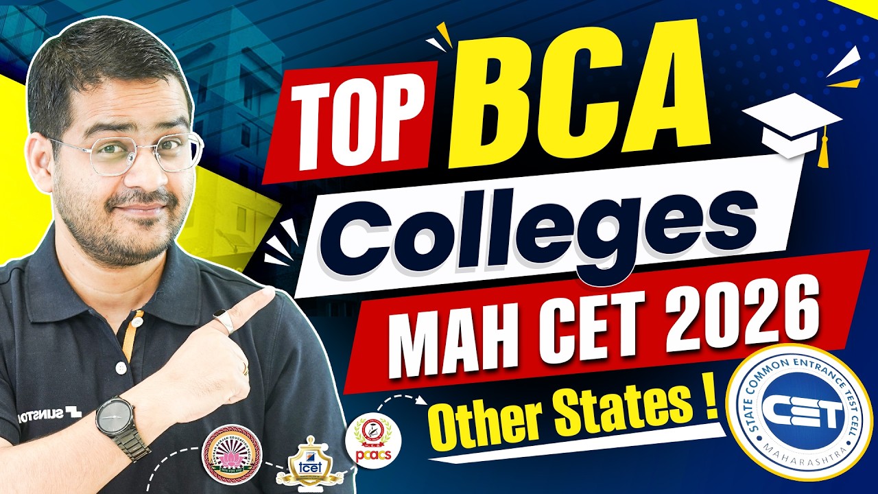 🔥2026 MAH BCA CET: TOP BCA Colleges for Outside Maharashtra Students | Cutoff #bca #mahcet
