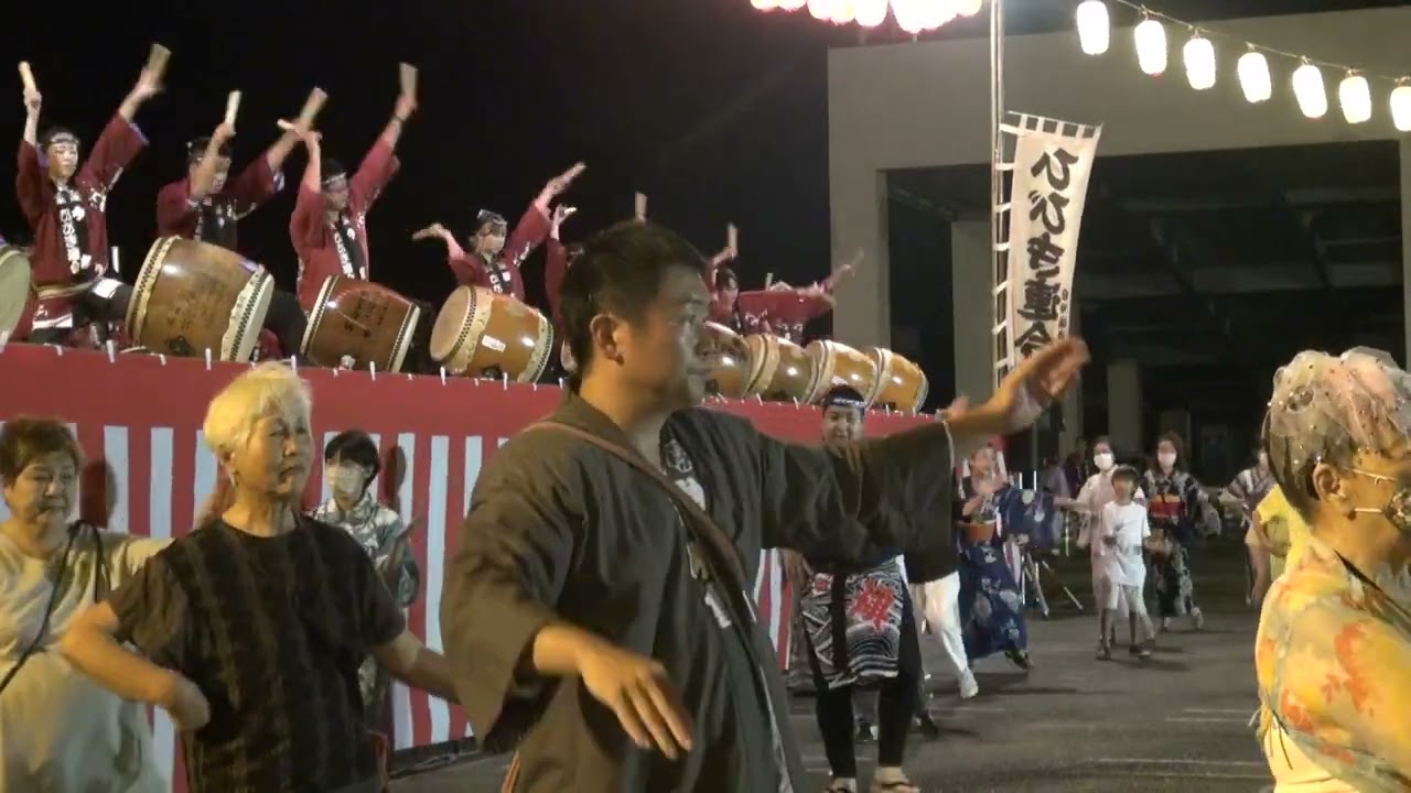 銚子イオン　ひびき連合会盆踊り