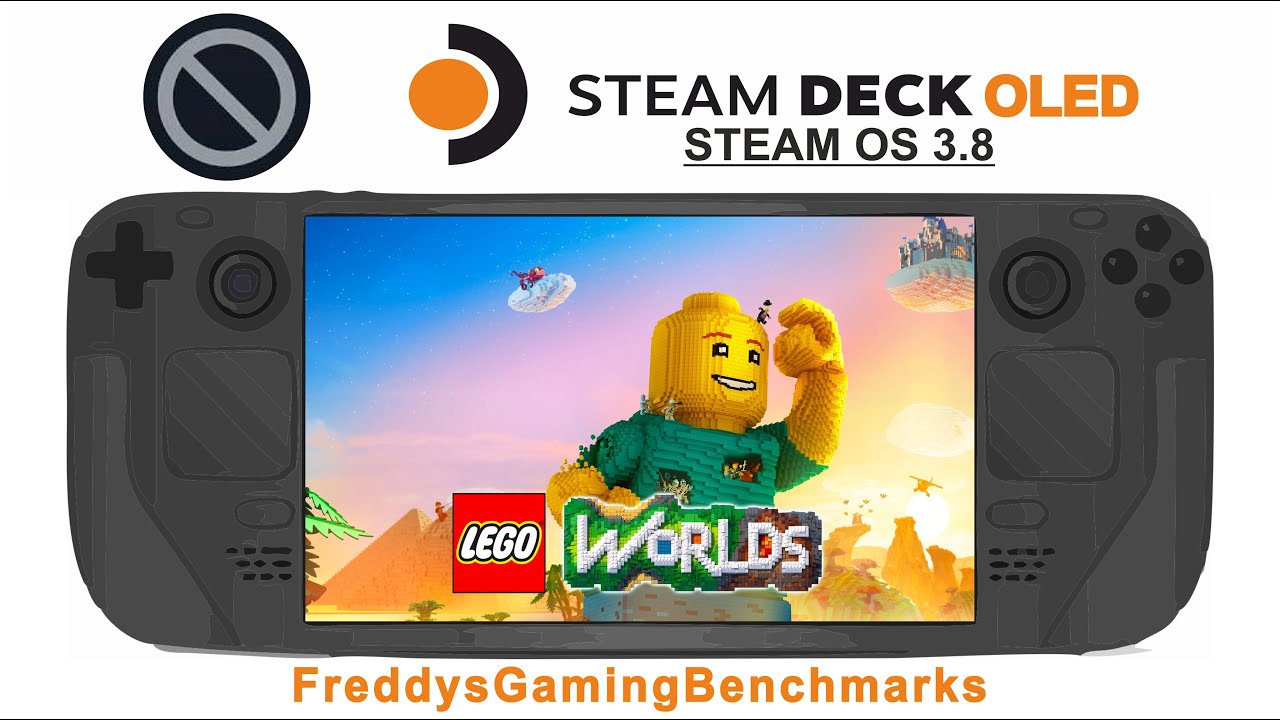 Lego Worlds (Test 11.2025) on Steam Deck OLED with Steam OS 3.8
