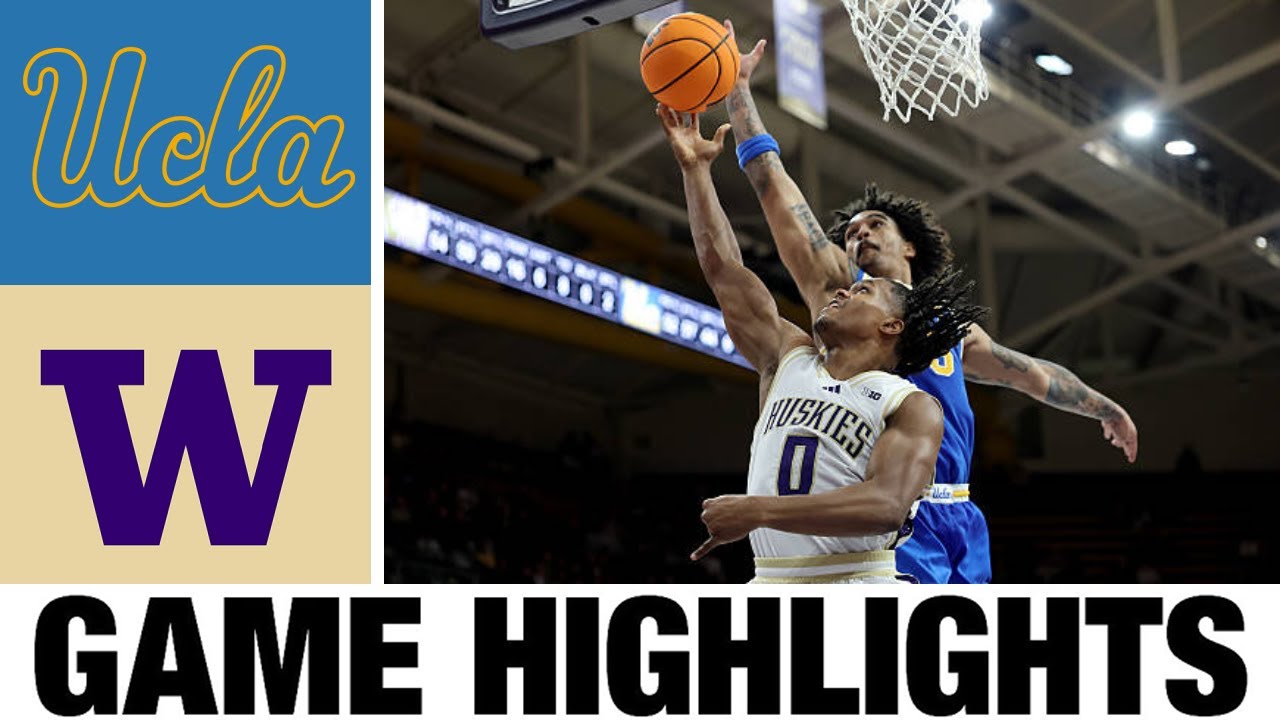 UCLA vs Washington Highlights | Men's Basketball | College Basketball 2025