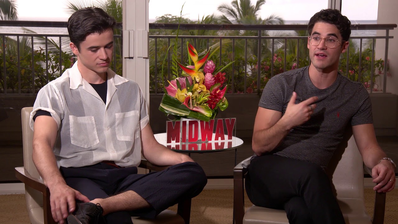Darren Criss & Keean Johnson talk 'Midway' and visiting South Africa one day
