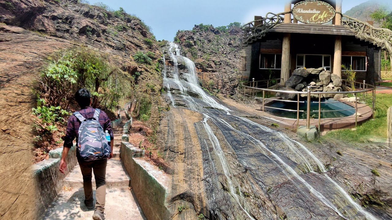 BEAUTIFUL WATERFALL IN INDIA | KHANDADHAR FALLS | All details about this tourist place