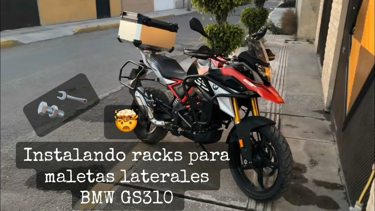 Instalación de racks maletas laterales BMW GS310