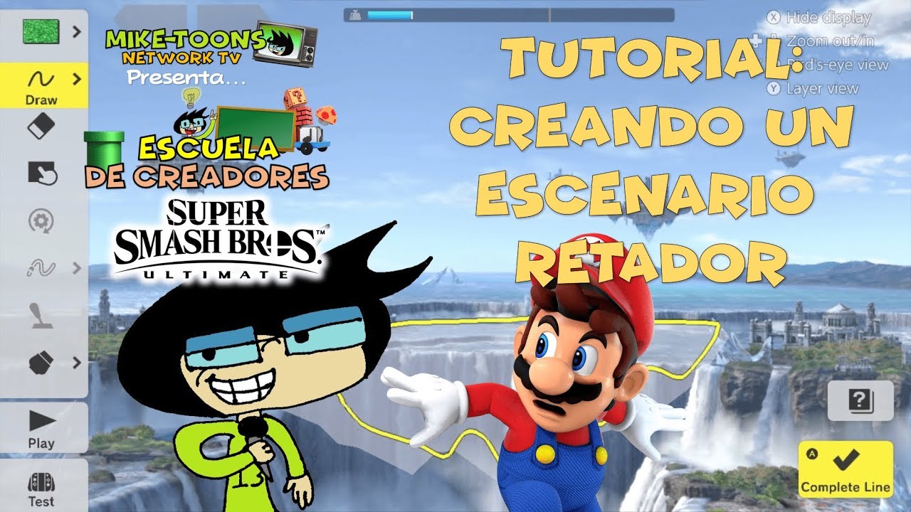 Tutorial: Creando Escenarios Retadores en Super Smash Bros. Ultimate | Escuela de Creadores