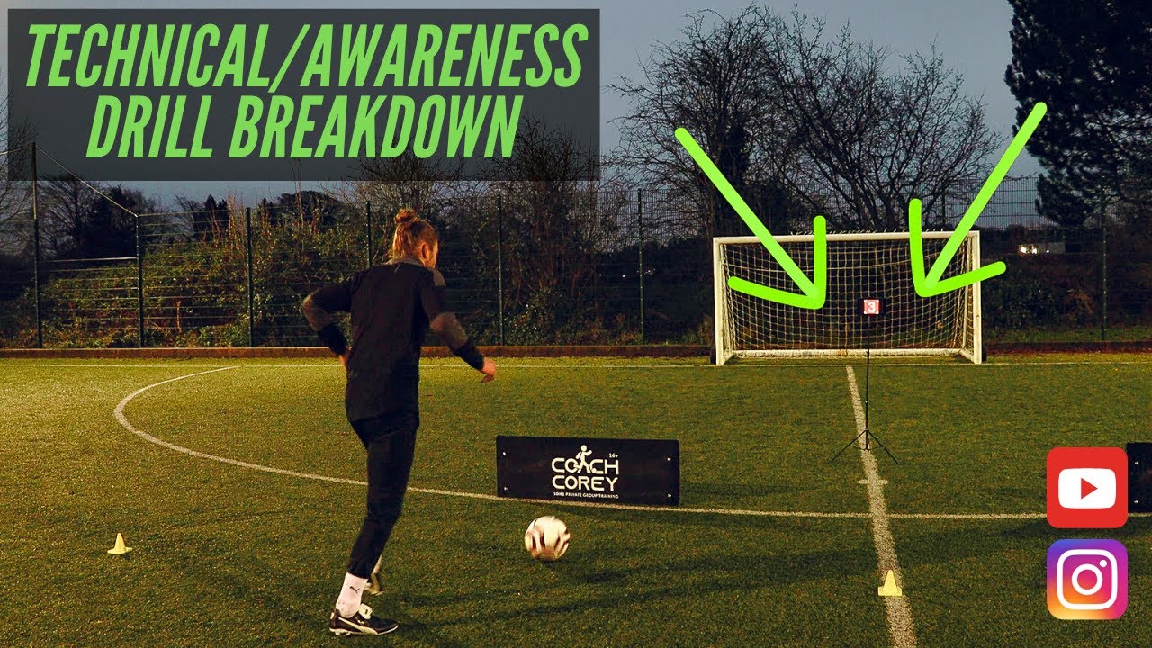 FOOTBALL DRILL BREAKDOWN - TECHNICAL/AWARENESS👀🧠🔥