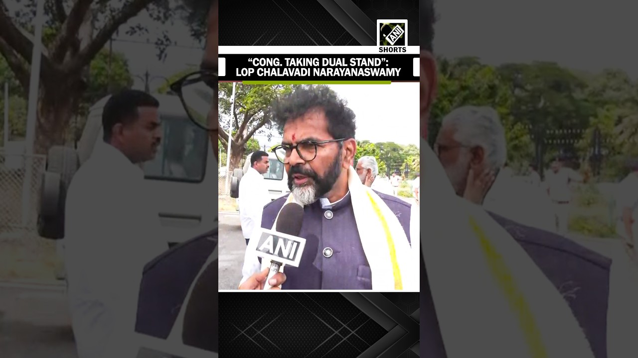 BJP's Chalavadi Narayanaswamy backs KRS Dam protest; targets Congress over &ldquo;dual stand&rdquo;