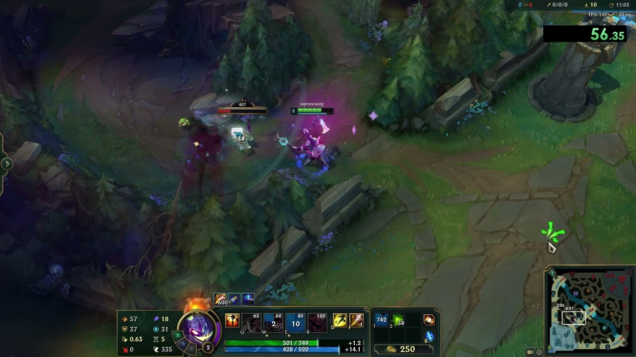 [Season 13.17] Fiddlesticks Jungle Clear 3:05 Blue Start Full Clear (Alternate Path)