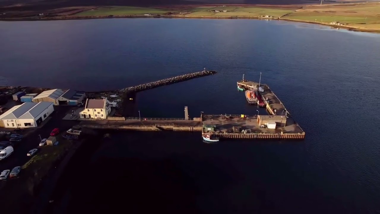 Welcome to Longhope #orkney #scotland #djiair2s