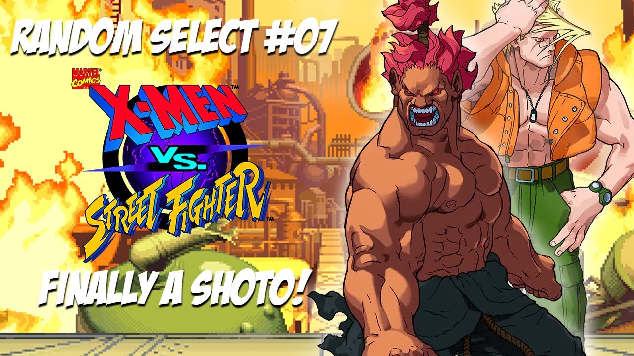 XMVSF Arcade Mode - Hardest Random Select #07 (Akuma/Charlie)