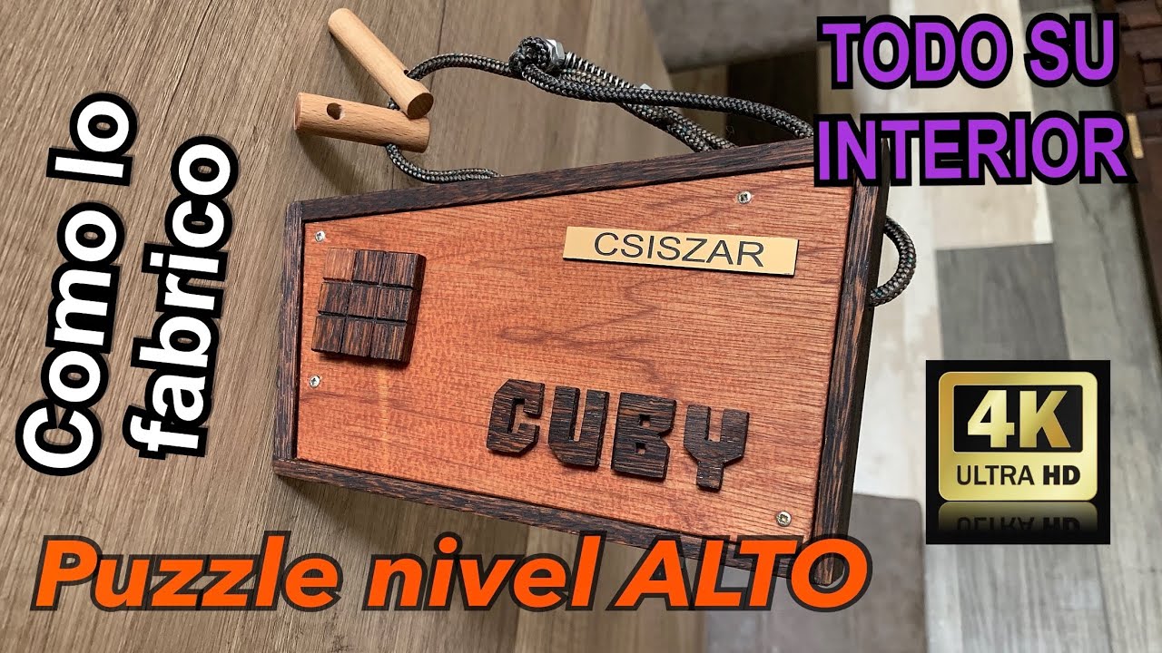 PUZZLE personalizado,,de MADERA,,,,fabricación y montaje.(extraer la bola)