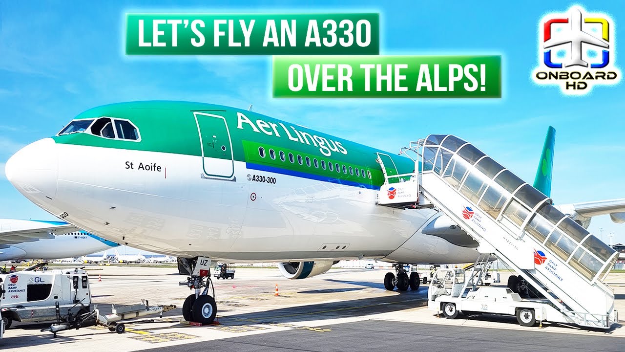 TRIP REPORT | Flying the Aer Lingus Beast! | Paris to Milan-Bergamo | Aer Lingus A330-300