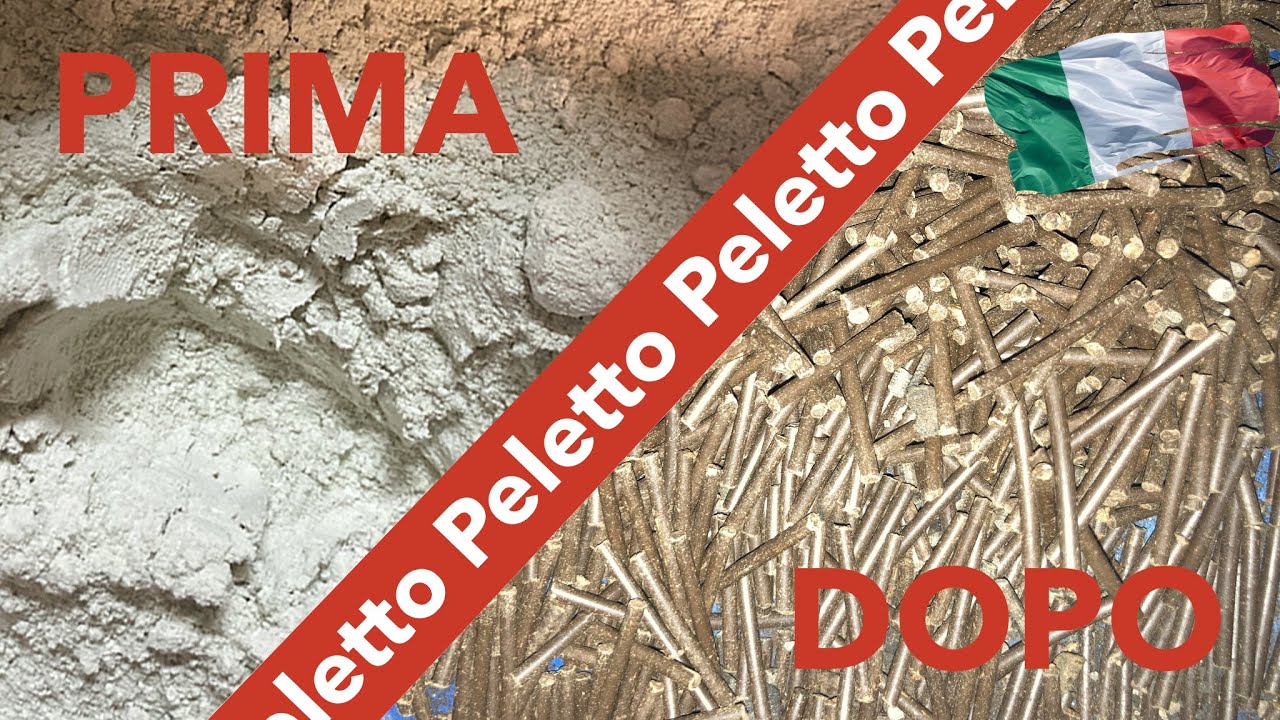 Granulazione dell'ossido metallico sulla linea di produzione di pellet LDG-3000 26 kW da Peletto.pl
