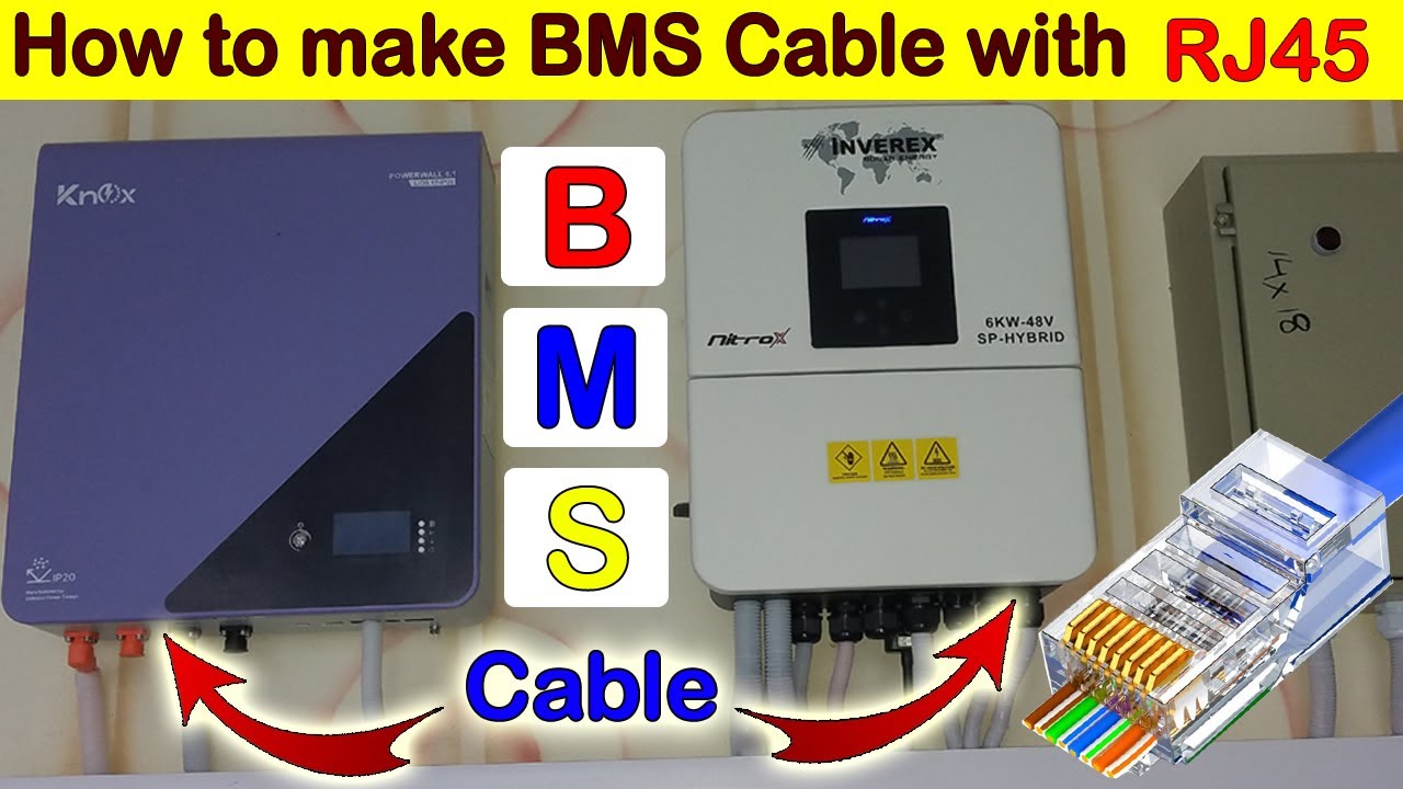 How to Make BMS Cable and Connect Lithium Battery with Solar Inverter | Step-by-Step Guide