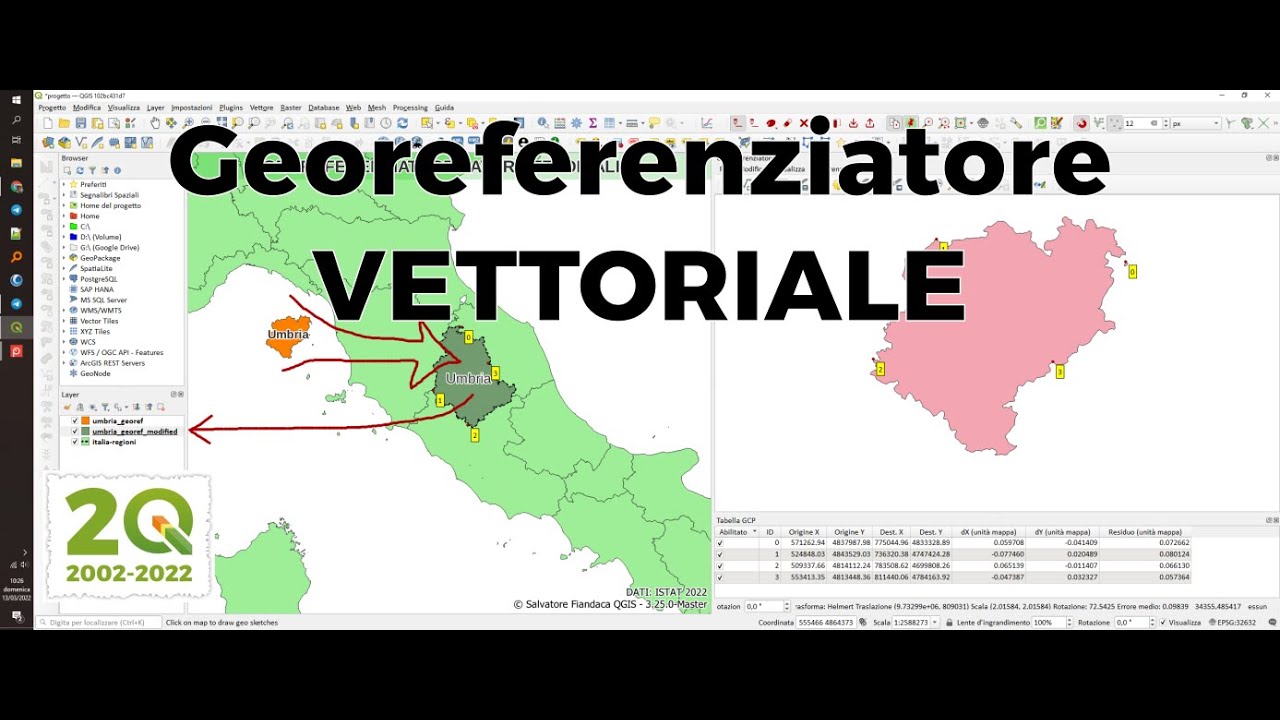 QGIS: Georeferenziatore VETTORIALE!!!