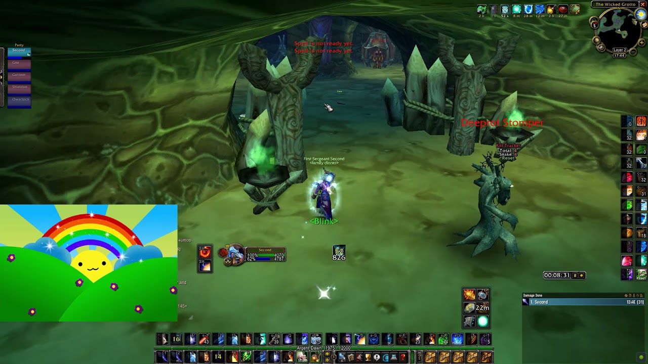 Mara Boost Speedrun 350 mobs in 13mins TBC Prepatch AOE cap