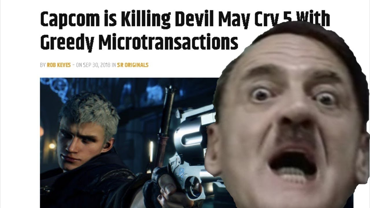 Hitler reacts to DMC5 Microtransactions