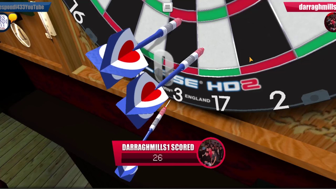 PDC Darts Match - The Rage Quit !
