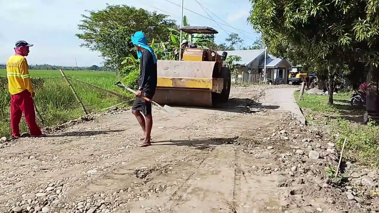 GIANT ROAD ROLLER STREAMROLLER | VIBRATORY ROLLER #viral #machine #trending #tools #construction 