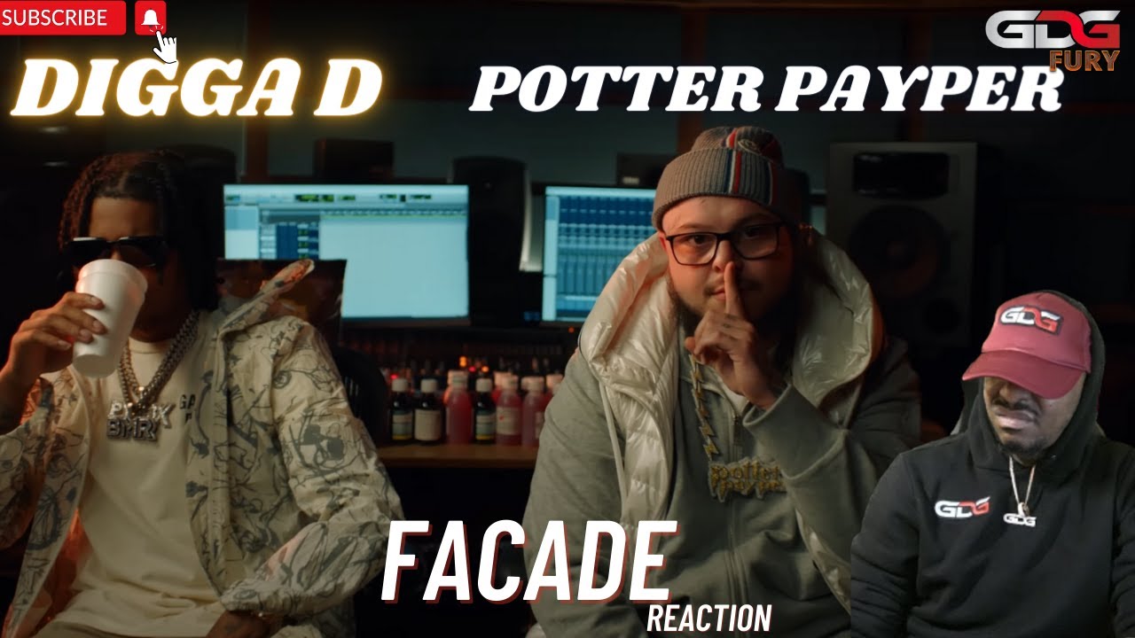AMERICAN Reacts to Digga D ft. @PotterPayperTV - Facade (Official Video)